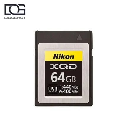 کارت حافظه Nikon XQD 64GB با سرعت خواندن 440 و نوشتن 400 مگابایت بر ثانیه