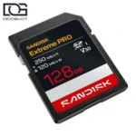 نمای زاویه‌دار کارت حافظه SanDisk Extreme PRO SDXC UHS-I 128GB