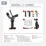 ZHIYUN WEEBILL 3 Combo محتویات جعبه و لوازم همراه