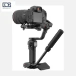 ZHIYUN WEEBILL 3 Combo نمای پشت با دوربین نصب شده