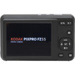 نمای پشت دوربین KODAK PIXPRO FZ55 مشکی و نمایشگر 2.7 اینچی