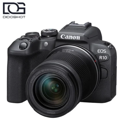 Canon EOS R10 Mirrorless Camera with 18-150mm Lens نمای اصلی دوربین و لنز کیت