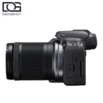 نمای جانبی Canon EOS R10 Kit RF-S 18-150mm با درگاه های اتصال