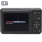 نمای پشت دوربین KODAK PIXPRO FZ55 مشکی و نمایشگر 2.7 اینچی