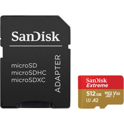 کارت حافظه SanDisk 512 GB Extreme MicroSDXC UHS-I