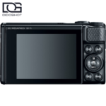 نمای پشت Canon PowerShot SX740 HS مشکی با نمایشگر LCD