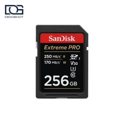 کارت حافظه SanDisk 256GB Extreme PRO با سرعت 250/170MB/s