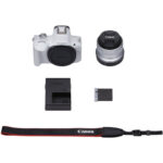 Canon EOS R50 Mirrorless Camera Kit 18-45mm Lens (White) - Image 10