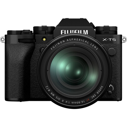fujifilm-x-t5-mirrorless-camera-kit-16-80mm-f-4-lens-black FUJIFILM X-T5 Mirrorless Camera Kit 16-80mm f/4 Lens (Black) - Image 1