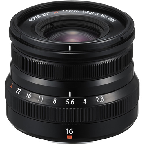fujifilm-xf-16mm-f-2.8-r-wr-lens-black FUJIFILM XF 16mm f/2.8 R WR Lens (Black) - Image 1