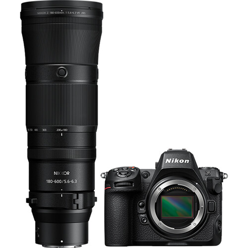 nikon-z8-mirrorless-camera-kit-180-600mm-f-5.6-6.3-lens Nikon Z8 Mirrorless Camera Kit 180-600mm f/5.6-6.3 Lens - Image 1