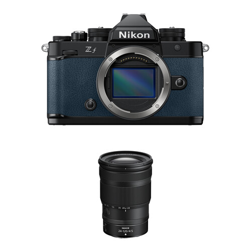 nikon-zf-mirrorless-camera-kit-24-120mm-f-4-lens-blue Nikon Zf Mirrorless Camera Kit 24-120mm f/4 Lens (Blue) - Image 1