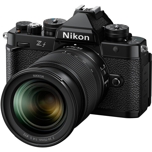 nikon-zf-mirrorless-camera-kit-24-70mm-f-4-lens-black Nikon Zf Mirrorless Camera Kit 24-70mm f/4 Lens (Black) - Image 1