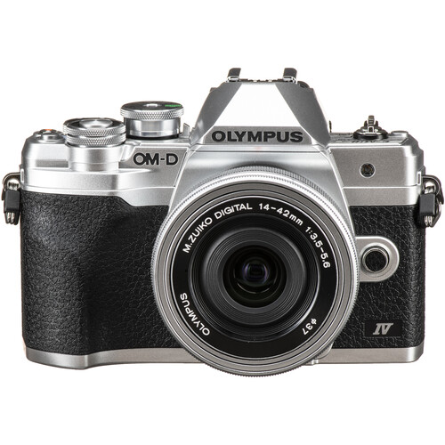 olympus-om-d-e-m10-mark-iv-mirrorless-camera-kit-14-42mm-ez-lens-silver Olympus OM-D E-M10 Mark IV Mirrorless Camera Kit 14-42mm EZ Lens (Silver) - Image 1
