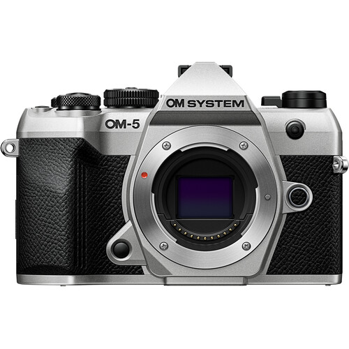om-system-om-5-mark-ii-mirrorless-camera-body-silver OM SYSTEM OM-5 Mark II Mirrorless Camera Body (Silver) - Image 1