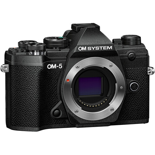 om-system-om-5-mirrorless-camera-body-black OM SYSTEM OM-5 Mirrorless Camera Body (Black) - Image 1