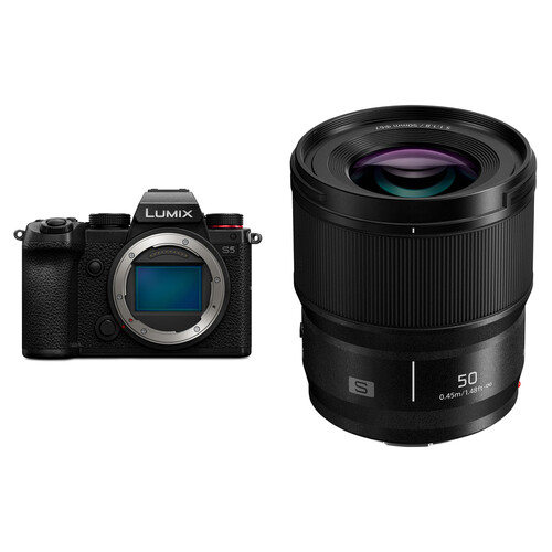 panasonic-lumix-s5-mirrorless-camera-kit-50mm-f-1.8-lens Panasonic Lumix S5 Mirrorless Camera Kit 50mm f/1.8 Lens - Image 1