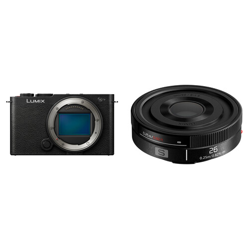 panasonic-lumix-s9-mirrorless-camera-kit-26mm-f-8-lens-black Panasonic Lumix S9 Mirrorless Camera Kit 26mm f/8 Lens (Black) - Image 1