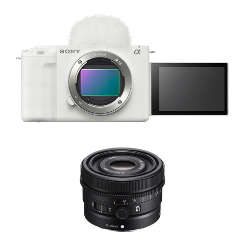 sony-zv-e1-mirrorless-camera-kit-50mm-f-2.5-lens-white Sony ZV-E1 Mirrorless Camera Kit 50mm f/2.5 Lens (White) - Image 1