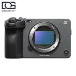 نمای روبروی دوربین سینمایی فولفریم Sony FX3A با مانت E