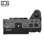 نمای بالای دوربین Sony FX3A با دکمههای اختصاصی ضبط، وایتبالانس و ISO