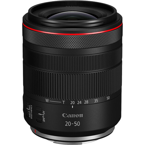 Canon RF 20-50mm f:4 L IS USM PZ Lens (Canon RF) Canon RF 20-50mm f4 L IS USM PZ Power Zoom Lens
