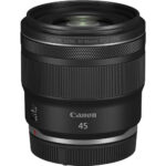 نمای روبه‌رو لنز Canon RF 45mm F1.2 STM