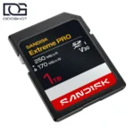 نمای زاویه‌دار کارت حافظه SanDisk Extreme PRO SDXC UHS-I ظرفیت 1 ترابایت