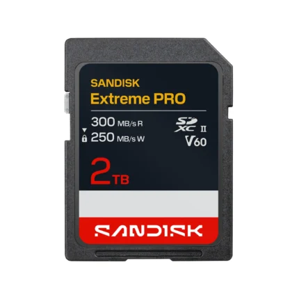 کارت حافظه SanDisk Extreme PRO SDXC UHS-II 2TB V60 300/250MB/s