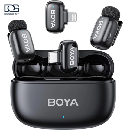 BOYA mini 2-01 میکروفون بی سیم دو نفره USB-C و Lightning
