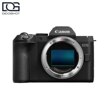دوربین Canon EOS R8 Mark II Body نمای روبه‌رو و سنسور فول فریم