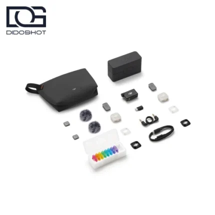 میکروفون DJI Mic Mini 2S دو فرستنده یک گیرنده با کیس شارژ و لوازم همراه