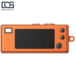 نمای پشت دوربین Kodak Charmera Millennium Edition نارنجی