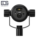 پورت‌های XLR و USB-C و خروجی هدفون میکروفون RØDE PodMic USB