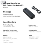 SmallRig Power Bank Grip for DJI Osmo Pocket 4/3 - تصویر 5