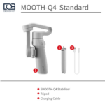 ZHIYUN SMOOTH-Q4 Standard محتویات جعبه شامل گیمبال سه پایه و کابل