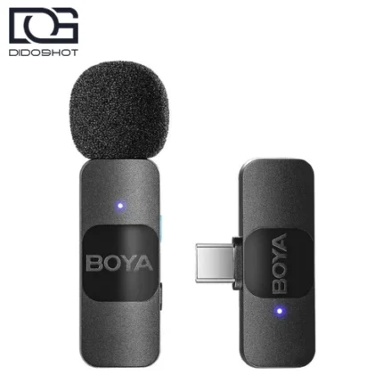 BOYA BY-V10 میکروفون بی سیم USB-C با یک فرستنده و گیرنده تایپ سی