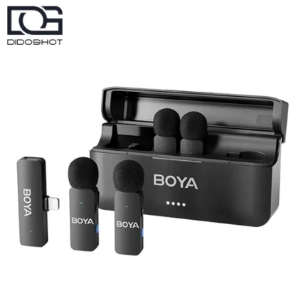 BOYA BY-V4D میکروفون بی سیم چهار نفره Lightning با کیس شارژ