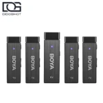 BOYA BY-W4 میکروفون بی سیم چهار کاناله با چهار فرستنده و یک گیرنده