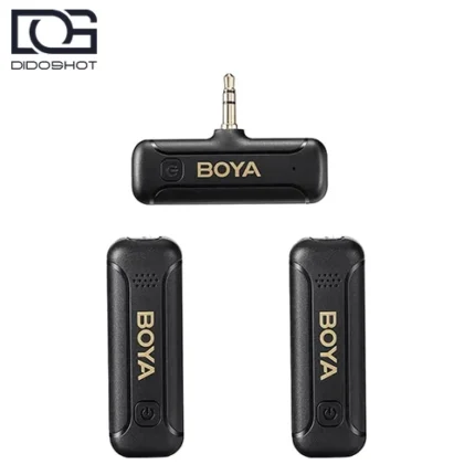 BOYA BY-WM3T2-M2 میکروفون بی سیم 3.5mm با دو فرستنده