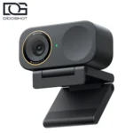 نمای زاویه دار Insta360 Link 2C Pro روی پایه مغناطیسی